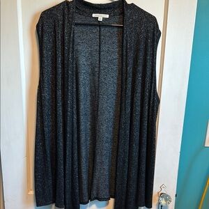 Green Envelope Charcoal Knit Vest